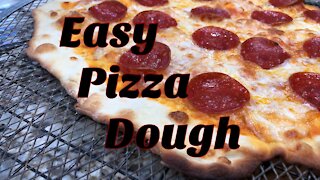How To Make Easy Pizza Dough - Simple and you can FREEZE for future use - Amazin’ Cookin’