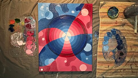 Abstract Oil Painting Time-lapse “ASTRO”