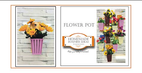 How to make Easy Beautiful Flower Pot