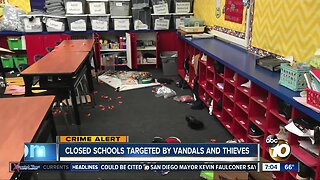 Closed San Diego schools targeted by vandals, thieves