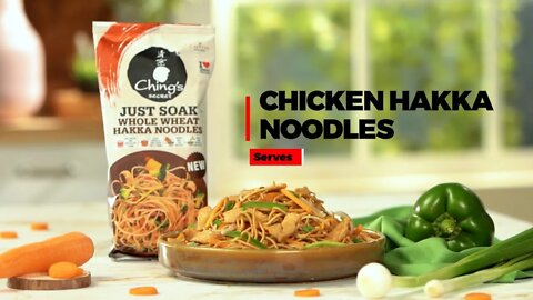 Healthy Chicken Hakka Noodle Recipe | Just Soak Whole Wheat Hakka Noodles | Kitchen Savour