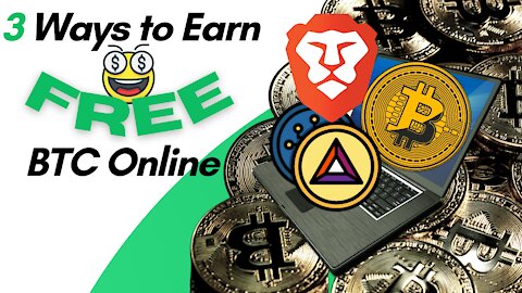 3 Ways to Earn FREE BTC and Crypto Online 2021 (Bitcoin, BAT) - GCrypto