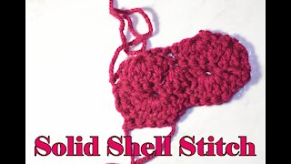 How To Crochet the Solid Shell Stitch