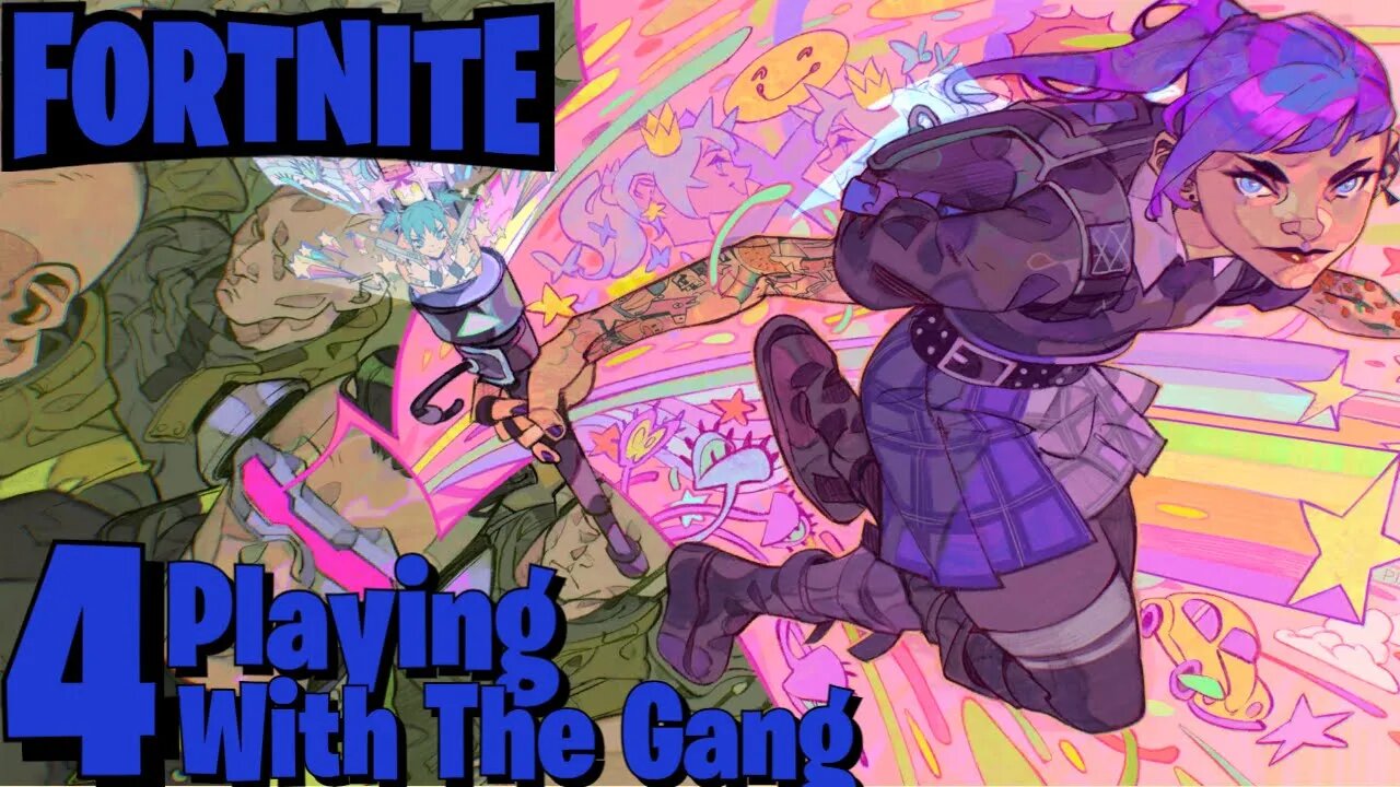 Playing Fortnite With The Gang