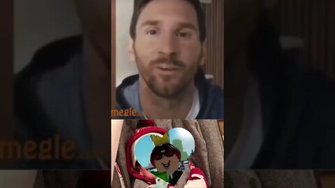 I met Messi on Omegle #messi #shorts #itsdimroblox