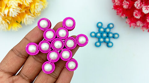 DIY Handmade Snowflake Crafts Idea || Glitter Foam Sheet Craft Ideas