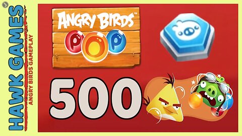 Angry Birds Stella POP Bubble Shooter Level 500 - Walkthrough, No Boosters