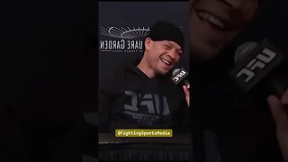 Nate Diaz going after The Rock at UFC 244 Post Fight Press Conference #shorts