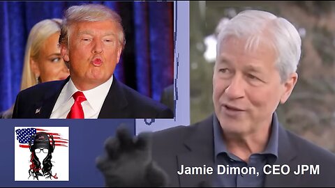 Trump gets Jamie Dimon endorsement; Wall Street guru said, 'he [Trump] was right about alot'
