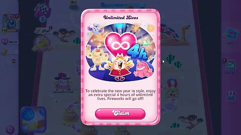Don't open Candy Crush today until you're ready to use... 4 HOURS UNLIMITED LIVES! Check your app!