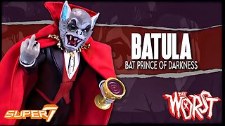Super7 The Worst Ultimates Batula The Bat Prince of Darkness Figure @TheReviewSpot