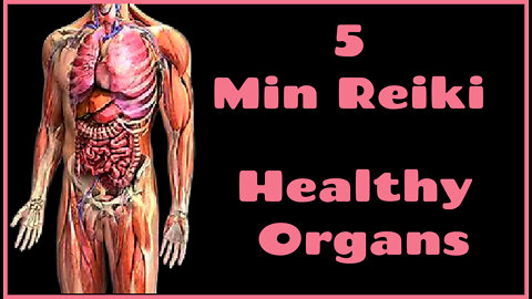 Reiki For Healthy Organs l 5 Minute Session l Healing Hands Series