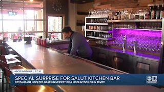 Special surprise for Salut Kitchen Bar
