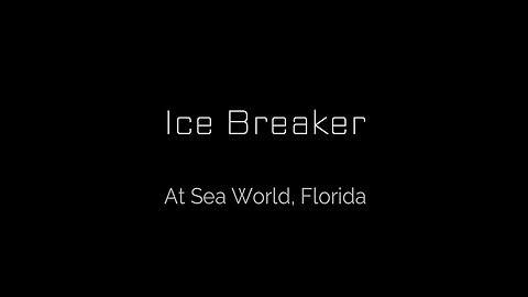 POV of ICE BREAKER Sea World, Orlando, Florida, USA