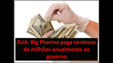 FARMACÊUTICAS PAGAM CENTENAS DE MILHÕES AO "GOVERNO"