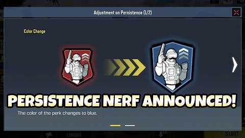 Cod Mobile Finally Announced Persistence Nerf!