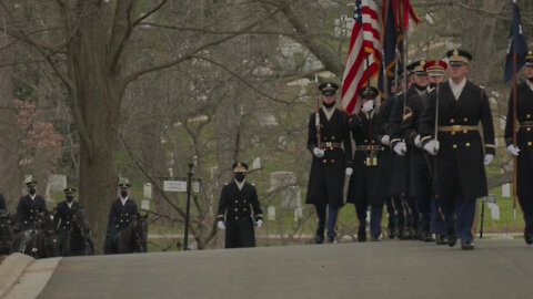 MG Donald Hilbert Full Honors funeral Arlington National Cemetery