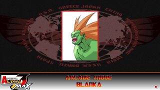 Street Fighter: Alpha 3 Max: Arcade Mode - Blanka