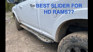 White Knuckle Off Road Rock Sliders - 2022 RAM 2500 Cummins