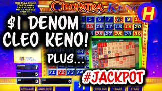 Caveman KENO Jackpot! Plus, $1 Denom Cleo KENO #KENONATION