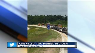 One killed, two hospitalized in Washington County crash