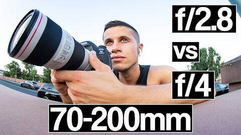 Canon 70-200mm f/4l IS II VS f/2.8l IS II USM | Which lens is better?