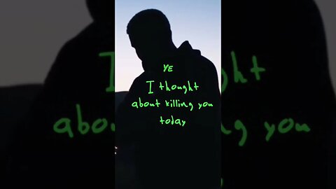 Ye - Ye Ye Season (Ye EP) I thought about killing you (Up Beat. Beat Switch Part) (432hz) #YtShorts