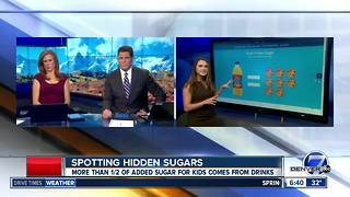 Spotting hidden sugar in drinks