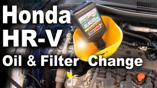 Honda HR-V Oil Change - AMSOIL Signature Series 0W-20