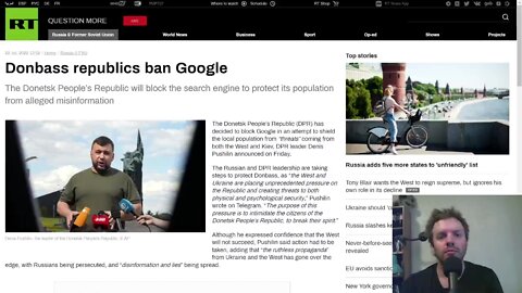 Donbass republics ban Google