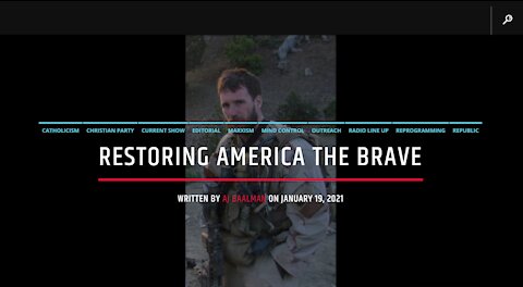 Restoring America The Brave