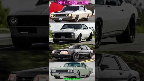 Gents Choose Your Whip!