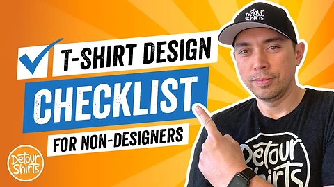 T-Shirt Design Checklist for Non-Designers. Helpful Tips To Create T-Shirt Designs That Sell.
