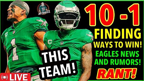 EAGLES VS BILLS RECAP! NEWS AND RUMORS! 10-1! PHILLY JUST WINS! WE RUNNING THE TABLE! #eagles