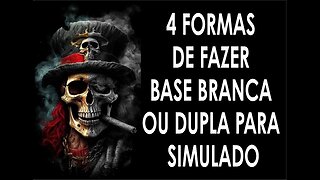 4 formas de separa base branca e base dupla para simulado