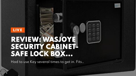 Review: WASJOYE Security Cabinet-Safe Lock Box Hotel Laptop Safe with Electronic Digital Keypad...