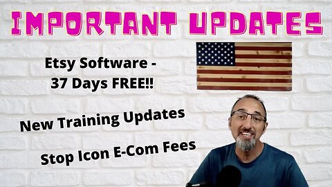 Important Etsy Updates - New Software, New Training, and Stopping Icon ECom Fees.