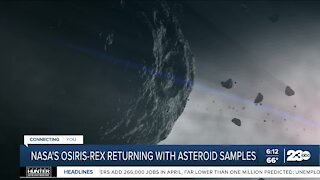 NASA spaceship returning to Earth