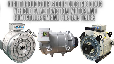 high torque 50hp 300hp electric e bus vehicle ev ac traction motor...