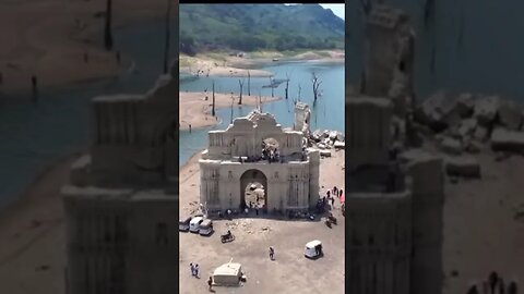Mysterious underwater Church surfaces in drought