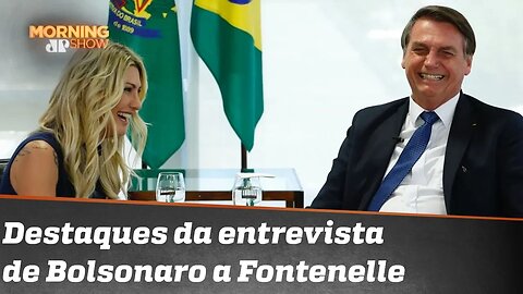 Macron, Moro, família de Michelle, fake news: a entrevista de Bolsonaro a Antonia Fontenelle