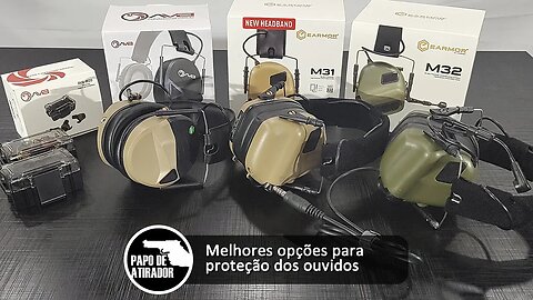 Melhores opções para proteção dos ouvidos na prática do tiro