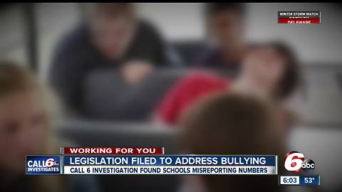 State lawmaker files bill following Call 6 Investigation into schools' misreported bullying numbers