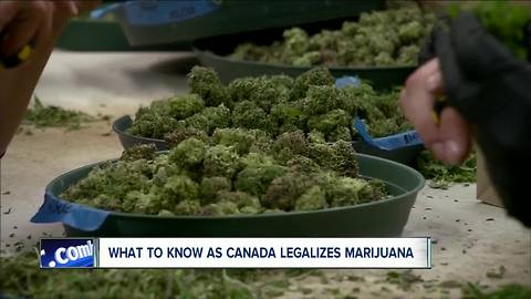 What to know with marijuana becoming legal in Canada next week