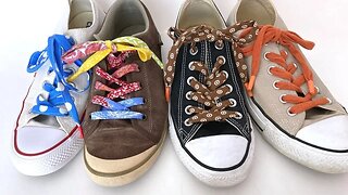 DIY SHOELACES | Made From Upcycled T-Shirts and Fabric