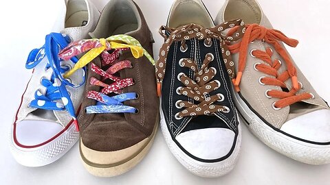 DIY SHOELACES | Made From Upcycled T-Shirts and Fabric