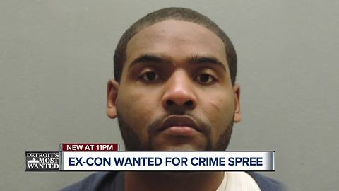 Detroit's Most Wanted: Prison parolee on multi-city crime spree