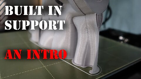 Designing Built In Supports For 3D Printing | A Brief Intro