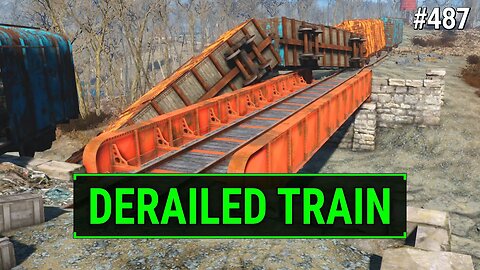 Fallout 4 Unmarked - Exploring this Derailed Train | Ep. 487