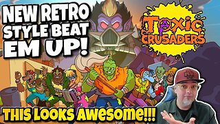 THIS LOOKS AWESOME!! NEW RETRO Beat 'Em Up The TOXIC CRUSADERS Coming In 2023!